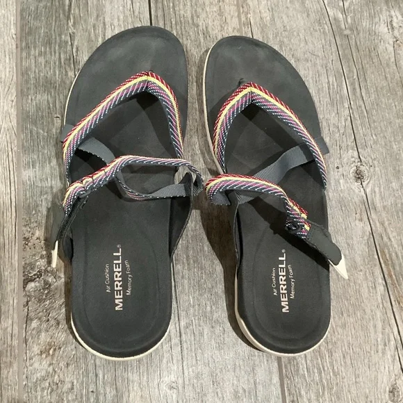 Merrell Turbulence Sandals | US 9 |Colorful Strap | Air Cushion - Picture 1 of 3